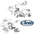 Cache-mentonnière Arai SZ RAM-X