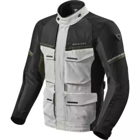 Veste REV'IT Outback 3 Noir Argent Vert