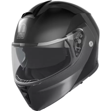 Casque AGV Streetmodular Resia Mat Noir Gris