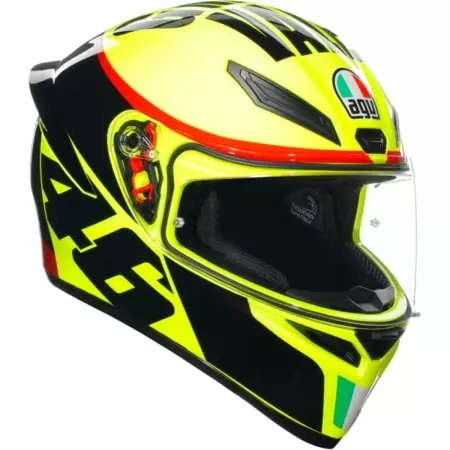 Casque AGV K1 S Grazie Vale Jaune Noir - Casque Intégral AGV