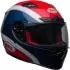 Casque Bell Qualifier Dlx Mips Classic Bleu Rouge Brillant