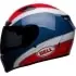 Casque Bell Qualifier Dlx Mips Classic Bleu Rouge Brillant