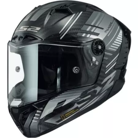 Casque LS2 FF805 Thunder Carbon Volt Gl Noir Gris