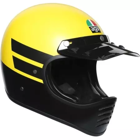 Casque AGV X101 Dust Noir Mat Jaune