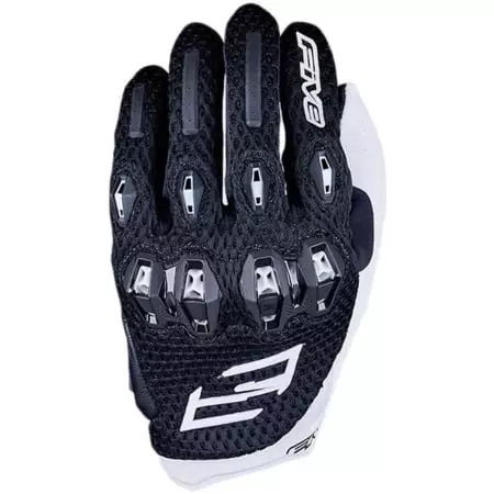 Gants Femme Five Stunt Evo2 Airflow Woman Noir Blanc