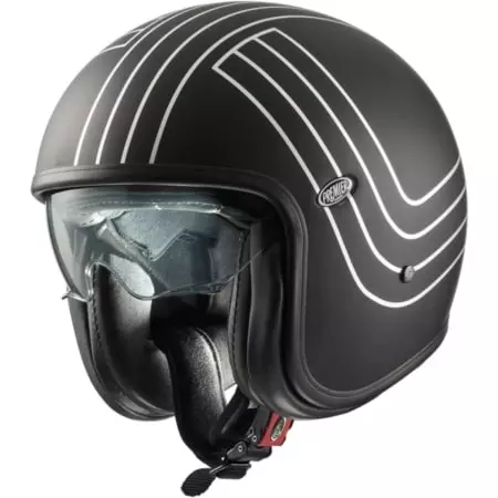 Casque Premier Vintage Ex Argent Chromé Mat