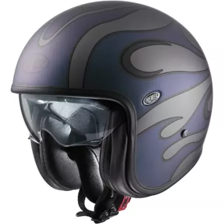 Casque Premier Vintage FR Iride Gunmetal Bleu Mat
