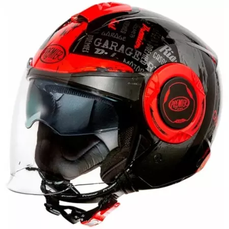 Casque Premier Cool Rd 92 Noir Rouge