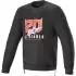 Sweat Alpinestars FQ20 Legit Crew Fleece Noir Rouge Vif