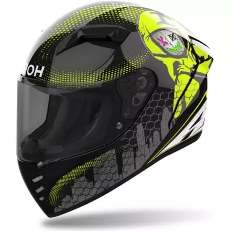 Casque Airoh Connor Gamer Noir Jaune