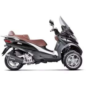 Pot d'échappement Akrapovic Pour Piaggio MP3 500/500 LT Inox Noir