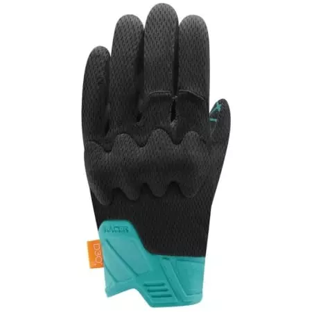 Gants Femme Racer Roca 3 Lady Noir Turquoise