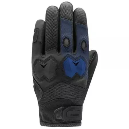 Gants Racer Blocks Noir Bleu