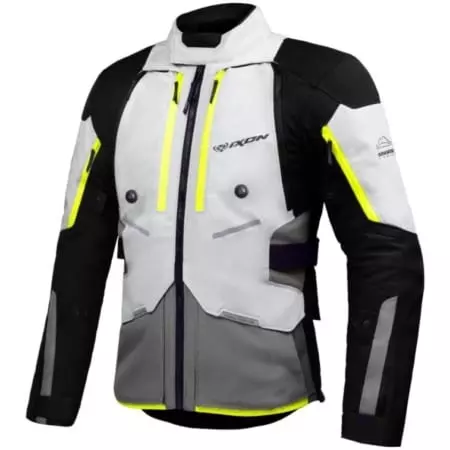 Veste Ixon Vidar Gris Noir Jaune Vif