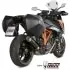 Silencieux MIVV Dakar Slip-On Ktm 1290 Superduke Gt Acier Inoxydable Noir