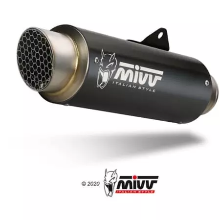 Ligne Complète MIVV Gp Pro Yamaha Mt 125 Acier Inoxydable Noir - Echappement moto MIVV