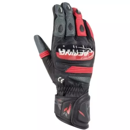 Gants Bering Snap Noir Gris Rouge