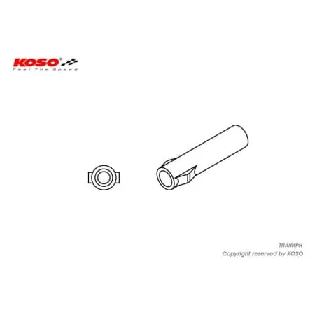 Adaptateur Clignotant Koso Triumph