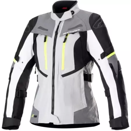 Veste Femme Alpinestars Stella Bogota Pro Drystar Gris Jaune Fluo