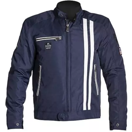 Blousons Helstons Cobra Bleu Blanc