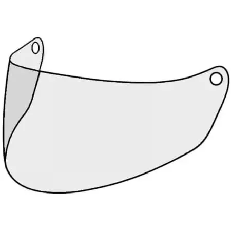 Visière HJC HJ-38 I71 / F71 Incolore
