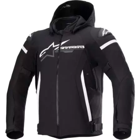 Blouson Alpinestars Zaca Waterproof Noir Blanc