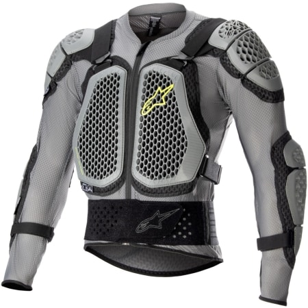 Gilet De Protection Cross Alpinestars Bionic Action V2 MX Gris Noir