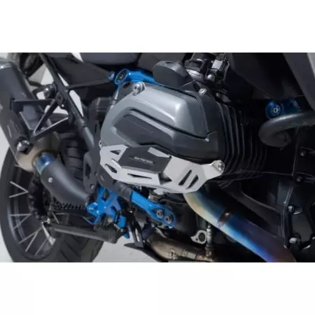 Protections De Cylindres SW-Motech BMW R 1200 (2012-2022) Noir Gris Anodisé