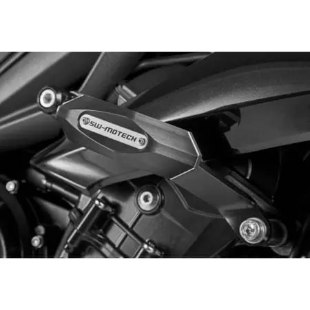 Kit Patins De Cadre SW-Motech Triumph Street Triple (2012-2022) / RX (2015-2022) Noir
