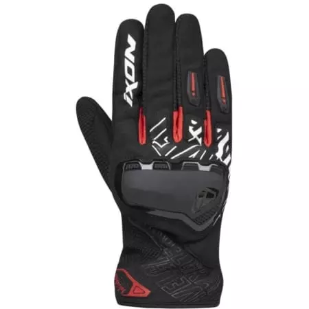 Gants Ixon Gravel Noir Rouge