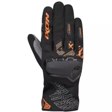 Gants Ixon Gravel Noir Orange