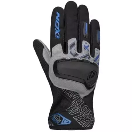 Gants Ixon Gravel Noir Gris Bleu