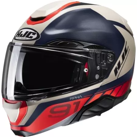 Casque HJC RPHA 91 Rafino MC1SF Rouge Bleu