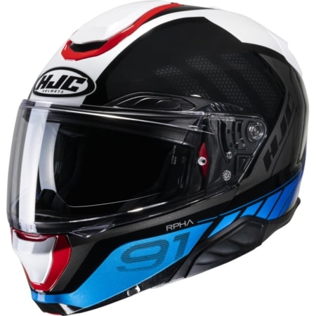 Casque HJC RPHA 91 Rafino MC21 Bleu Rouge