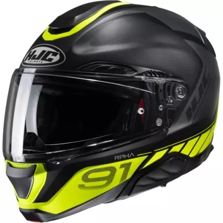 Casque HJC RPHA 91 Rafino MC3HSF Noir Jaune