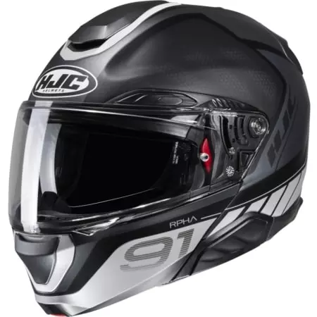 Casque HJC RPHA 91 Rafino MC5SF Noir Argent