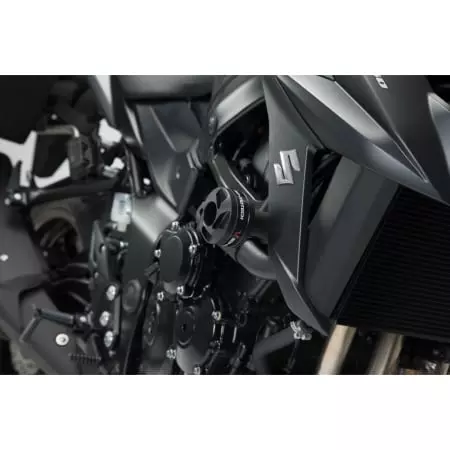 Kit Patins De Cadre SW-Motech Yamaha MT-03 (2016-2022)/Suzuki GSX-S750 (2017-2022) Noir