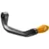 Protection de levier d'embrayage lightech - carbone brillant 132 mm embout noir