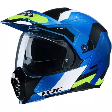 Casque HJC C80 Rox MC24 Bleu Vert