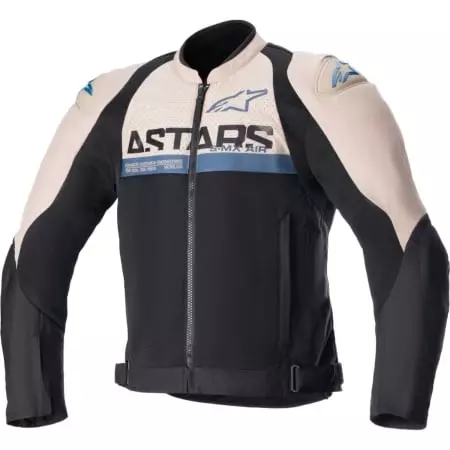 Blouson Alpinestars SMX Air Noir Beige Bleu