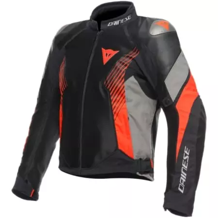 Blouson Dainese Super Rider 2 Absoluteshell Noir Gris Rouge Fluo
