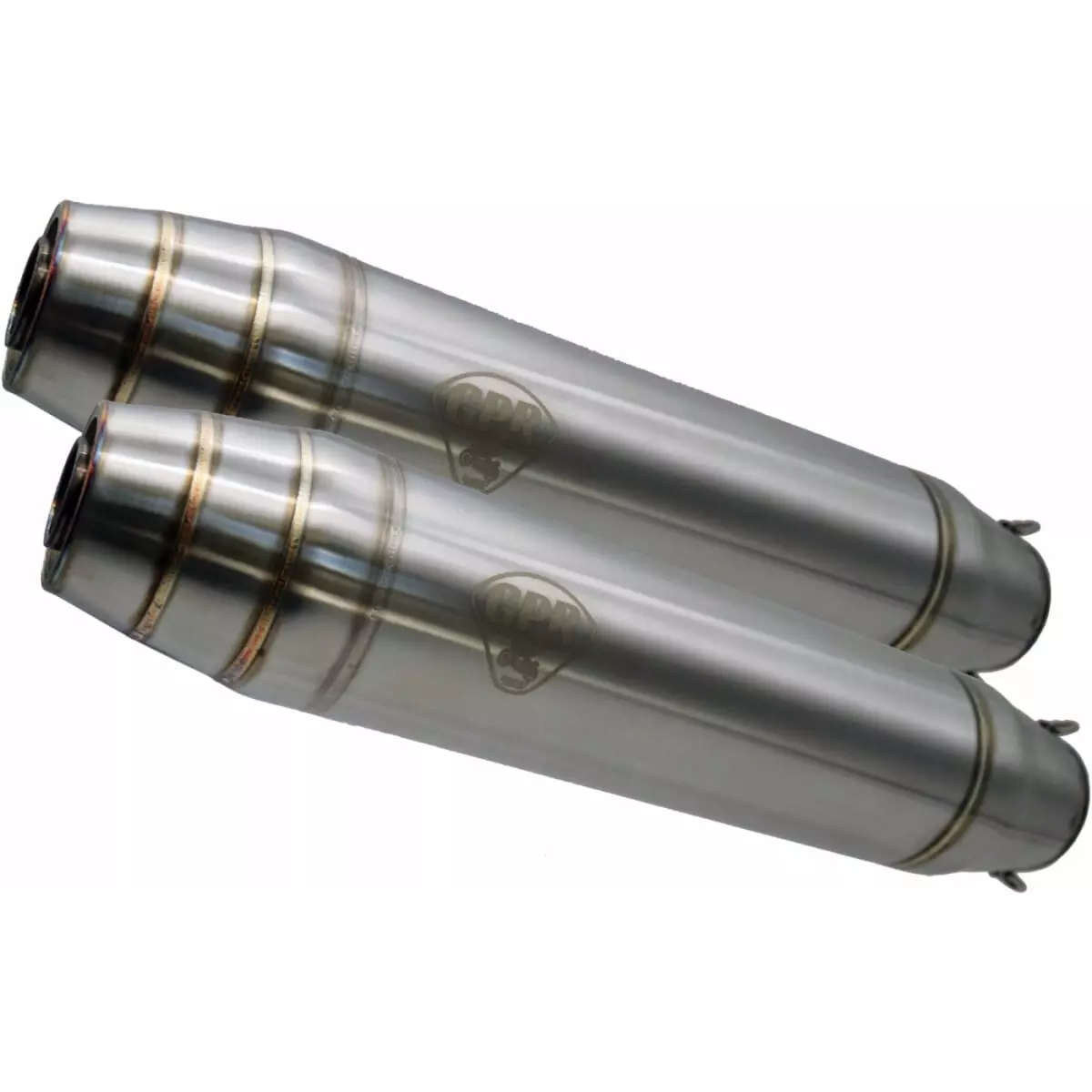 Silencieux GPR CAFE.14.DE Acier Inoxydable Brossé