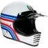 Casque AGV X101 Dakar 87 Rouge Bleu