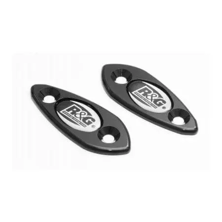 Caches Orifice Rétroviseur R&G Racing Noir Kawasaki ZX6R RR