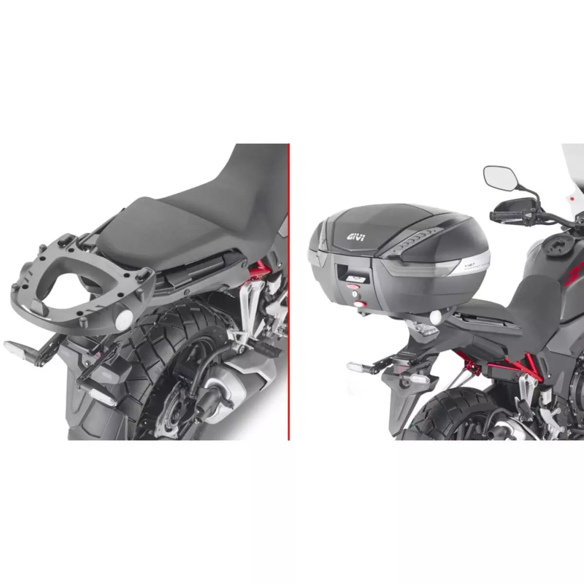 Support TopCase Givi Honda CB500X Support et kit fixation