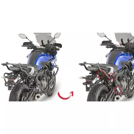 Support Valises Givi PLXR2130 Yamaha Tracer 700 / Tracer 7 /GT