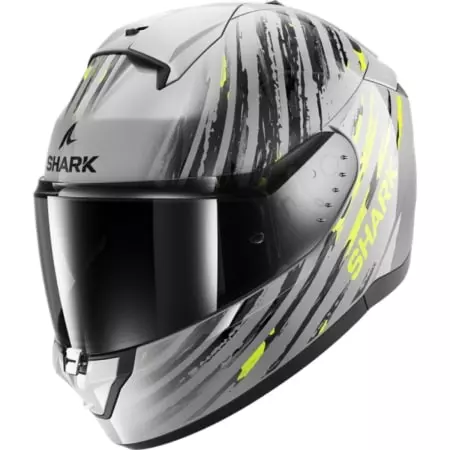 Casque Shark Ridill 2 Assya Gris Anthracite Jaune