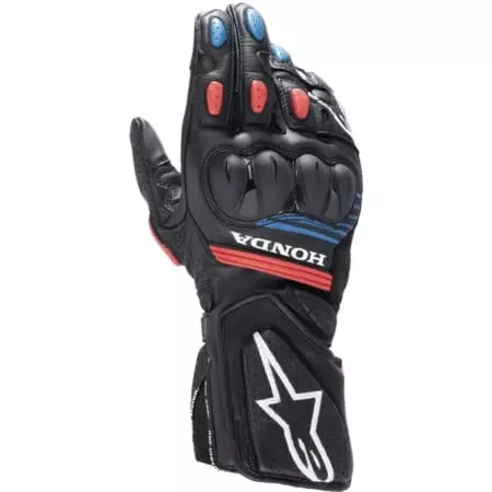 Gants Alpinestars Honda SP-8 V3 Noir Rouge Bleu