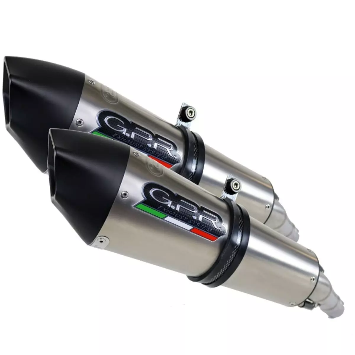 Silencieux Double GPR H.150.GPAN.TO Titane Mat