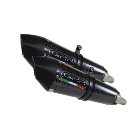 Silencieux Double GPR T.75.GPAN.PO Carbone